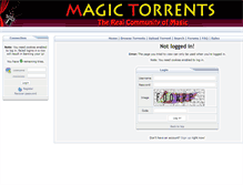 Tablet Screenshot of magictorrents.com